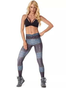 Legging Fuso 11 Cós Frufru Estampado (Tamanho M) FS11166