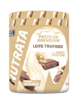 Pasta de Amendoim Leite Trufado (600g) - Nutrata