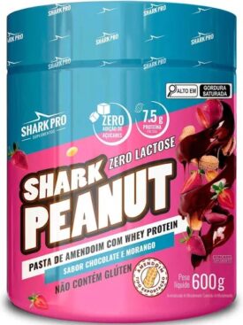 Shark Peanut Chocolate e Morango Zero Lactose (600g) - Shark Pro