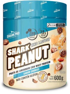 Shark Peanut Cookies Zero Lactose (600g) - Shark Pro