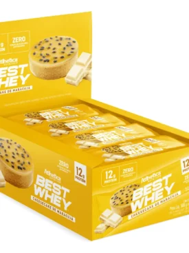 Best Whey Bar (12 un de 49g) CheeseCake de Maracuja- Atlhetica